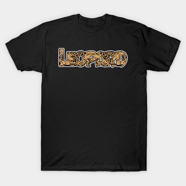 Leopard T-Shirt by Tezatoons